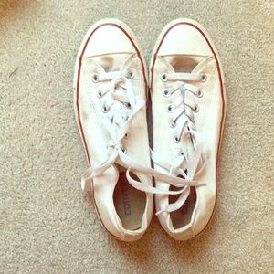 White Low Top Converse